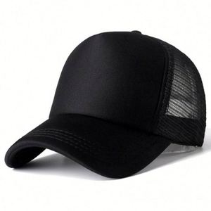 Polyester Foam Front Mesh Back 5 Panel 2 Tone Custom Trucker <b>Hat</b> Adjustable Mens Athletic Fitted Baseball Cap Casquette - Product Image 4