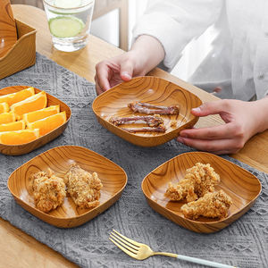 Новая деревянная тарелка для косточек, домашний поднос, закуски, тысячи фруктов, десертов, настольное хранение, японская тарелка для косточек, фруктов, орехов - Product Image 1