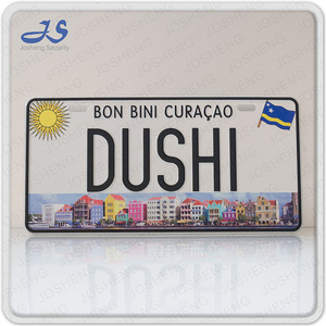 Plaques d'<span class=keywords><strong>immatriculation</strong></span> de Curaçao, plaques d'<span class=keywords><strong>immatriculation</strong></span> personnalisées pour véhicules, pour les administrations - Product Image 3