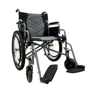 Silla de ruedas plegable KJT605 de aleación de aluminio, ayuda manual de movilidad para ancianos y discapacitados - Product Image 3