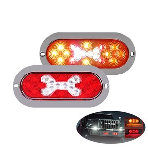 12V 24V IP65 lampe à LED Auto signe lumières rouge ambre voiture électrique clignotant indicateur multifonctionnel <span class=keywords><strong>camion</strong></span> feu arrière pour remorque - Product Image 1