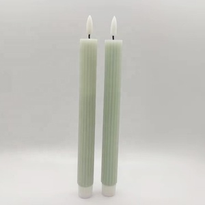 Wedding Decor Luxurious Real Wax Electric Remote Control Flickering Flameless Led <strong>Taper</strong> <strong>Candle</strong> - Product Image 2