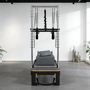 Halbturm-Heimstudio Aluminium Pilates Core Bett Reformer-Maschine mit Turm - Product Image 3