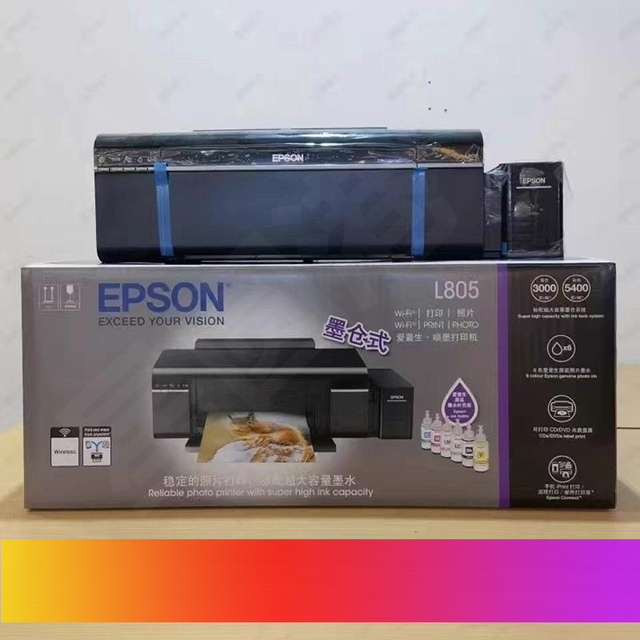 Brand New Epso n L805 Household Small All-in-One Printer Photo Office Mobile Phone USB Interface A4 Size 6color