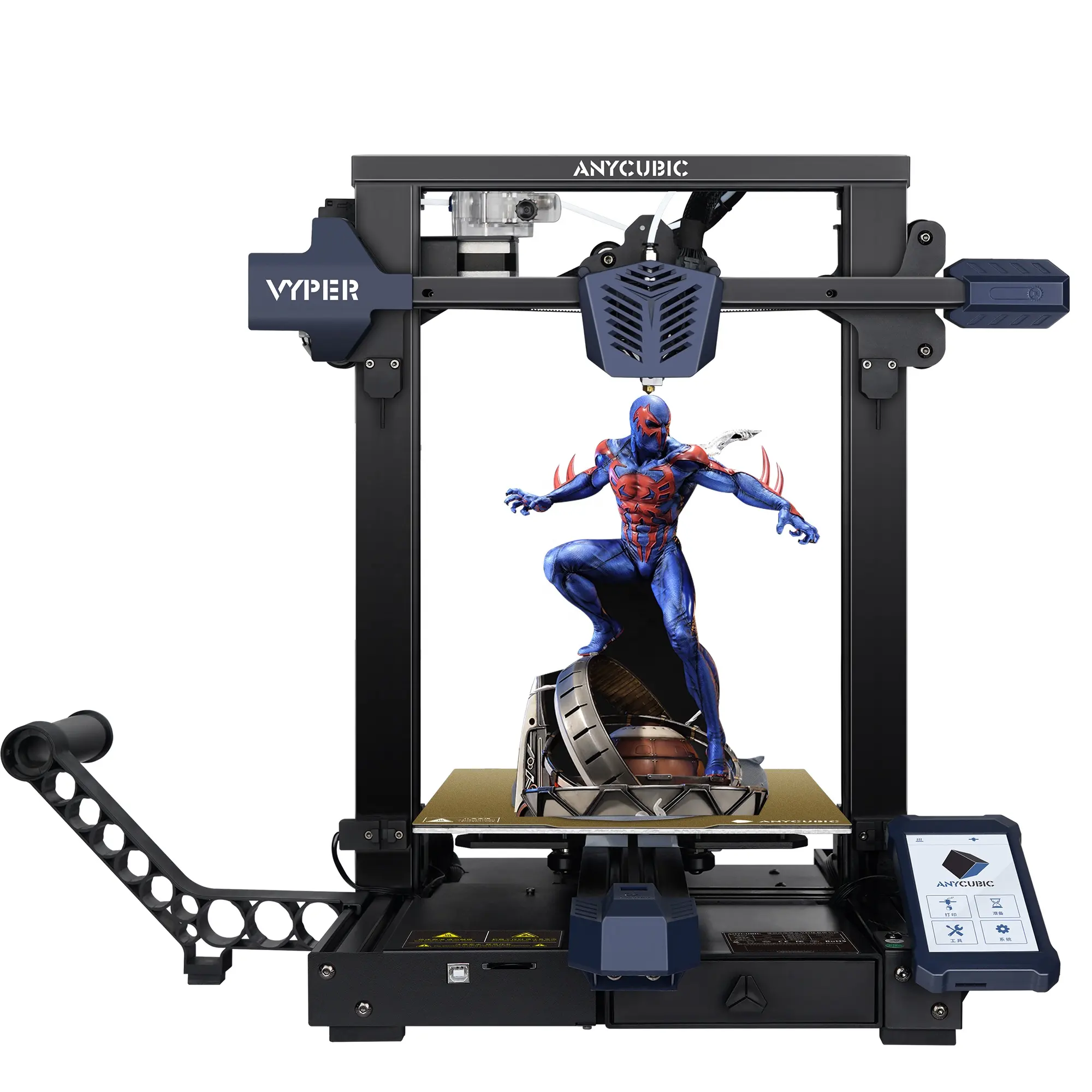 Модернизированный высококачественный металлический 3D-принтер ANYCUBIC Vyper, модный Настольный 3D-принтер с автоматическим выравниванием