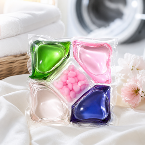 Floral Scent <b>Detergent</b> Pods for Automatic Machine Washing with Long-Lasting Fragrance Apparel Use - Product Image 6