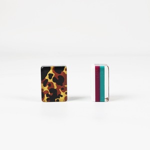 Mahjong américain ondulé en acrylique, style transfrontalier européen et américain, design à quatre couches avec blocs de couleur - Product Image 4