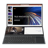 Laptop Komputer Layar Ganda 2025 BARU 16.1 Inci Berbahan Metal Layar Sentuh Intel Xeon W-10855M 12-Core 5.1GHz Windows 11 2K Bahasa Inggris