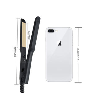 Catokan Rambut Mini Travel Pelurus Rambut Pelat Keramik Portabel Grosir Catokan Listrik Garansi 1 Tahun - Product Image 2