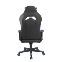 Chaise de bureau ergonomique à dossier haut avec roulettes de 60 mm, chaise de bureau pivotante et chaise de jeu