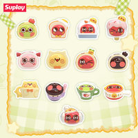 Série de desserts d'après-midi Suplay Red Bean, mini-sacs surprises, figurines d'art authentiques, figurines de collection, boîte surprise, cadeau