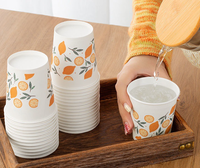 Gobelet en papier jetable pour usage domestique, gobelet à café épais pour les entreprises, gobelet à eau de bureau, boisson chaude