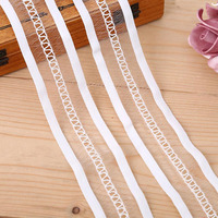 Bande élastique en dentelle de 3 cm pour vêtements, sous-vêtements, ceinture extensible en maille, ruban de couture pour textile domestique et bricolage