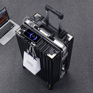 荷物セットアルミフレーム荷物男性頑丈ビジネス大容量旅行スーツケース - Product Image 4