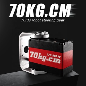 CYS-S6070 torsi tinggi 70KG Digital <span class=keywords><strong>Servo</strong></span> 360 ° rotasi terus menerus gigi logam tanpa sikat kecepatan tinggi untuk model mobil RC - Product Image 2