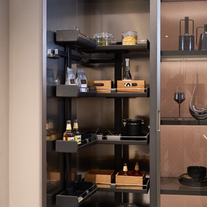 Custom Kitchen Cabinets, Home-Use Solid Quartz Countertops, Whole-House Customization, Integrated <b>Cooktop</b> - Product Image 6
