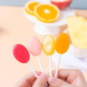 Custom Fruit Flavours Lollipop Candy Lollipop Manufacturer