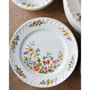 Service à thé en céramique Aynsley Cottage Garden, vaisselle de luxe pour 11 personnes avec doubles assiettes - Product Image 2