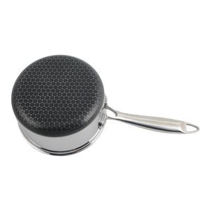 Olla para Salsas de Acero Inoxidable de Triple Capa Premium con Tapa, Olla para Salsas con Revestimiento Cerámico de Panal de Abeja - Product Image 6