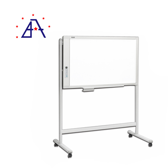 Brilliance Mobile Magnetic Whiteboard with Aluminum Frame Rolling Standing Dry Erase Board with Wheels for Office and School
