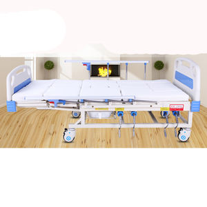 Camilla médica Manual multifunción al por mayor equipo de cama de hospital de metal giratorio ajustado para uso médico y hospitalario - Product Image 5