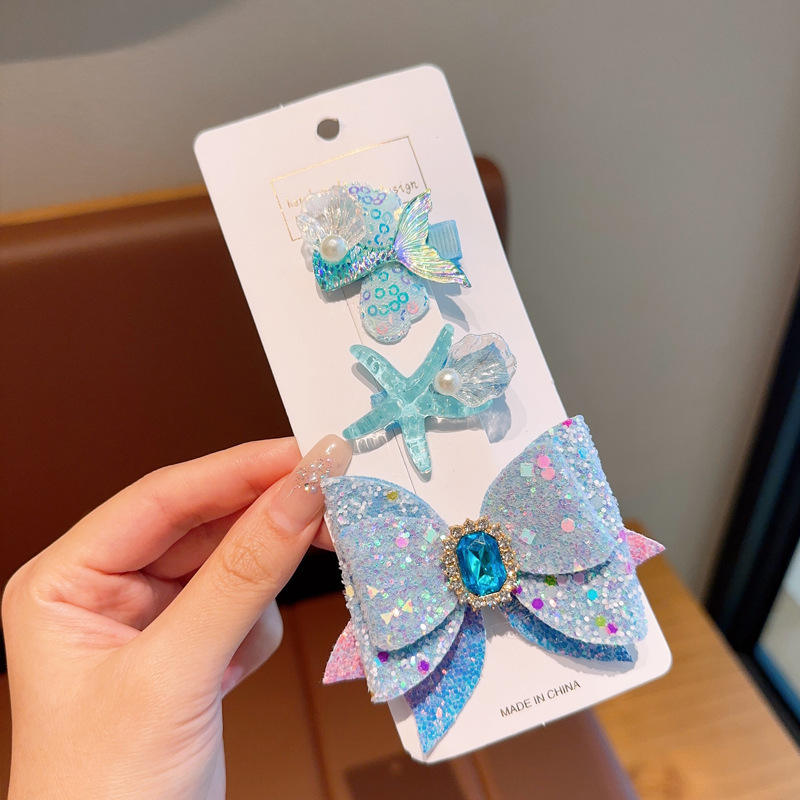 3 blue bow ties 3 - piece set card set