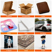 Cortadora CNC Multifuncional de Cama Plana, Plotter para Publicidad/Empaque/Cajas, Máquina de Corte de Cartón