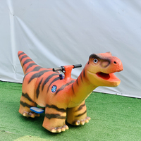 Trottinette électrique dinosaure Triceratops violette pour enfants, siège sécurisé, utilisation intérieure et extérieure