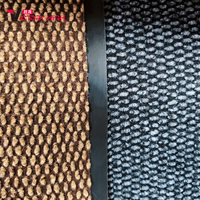 Tapis d'entrée moderne en polyester non tissé avec motif abstrait en PVC, antidérapant, anti-poussière, pour usage domestique et commercial