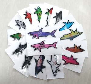 โปรโมชั่น 25 ชิ้น ขายส่งจากโรงงาน เคสโทรศัพท์ลายการ์ตูน Paul Shark ตกแต่งกันน้ำ สติ๊กเกอร์ลายการ์ตูนฉลาม ของขวัญโปรโมชั่น - Product Image 1