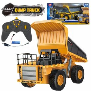 Camion à benne basculante semi-alliage de simulation RC 9CH 1/24 SJY-13555 prêt à rouler, véhicule d'ingénierie radiocommandé pour intérieur/extérieur - Product Image 5