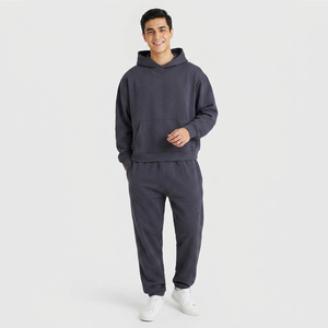 Conjunto Deportivo para Hombre, Conjunto de Dos Piezas Personalizable, Pantalones Deportivos Acampanados, Ropa Deportiva Urbana, Conjunto de Sudadera con Capucha y Pantalones Deportivos, Chándal para Hombre - Product Image 1