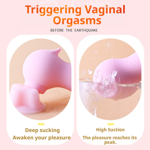 เครื่องสั่นขนาดเล็ก 10 โหมดดูดและสั่น กันน้ำ กระตุ้นคลิตอริส หัวนม จุดจี ของเล่นผู้ใหญ่สำหรับผู้หญิงและคู่รัก - Product Image 4