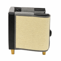 Meilleures ventes : Grattoir à griffes robuste et résistant pour animaux, avec grille en cellulose et sisal, pour un usage silencieux, modèle Night Hunter