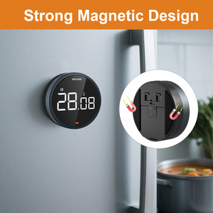 Đồng Hồ Đếm Ngược Led Kỹ Thuật Số Nhà Bếp Lớn 365 Ngày 60 Phút Di Động Đa Từ Tính - Product Image 2