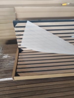 Panneau mural acoustique en bois rainuré EAZART Oak, panneau mural en bois à lattes, panneaux insonorisants pour mur