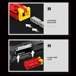 Конструктор Reobrix 77002, игрушки, военные пистолеты lego, оружие «сделай сам», пистолеты, военный пистолет для модели, блоки, игрушки для строительства