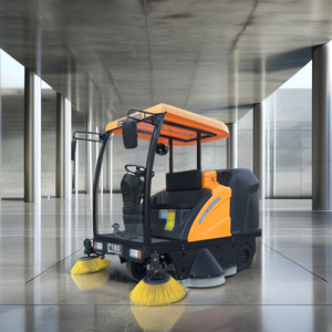 C180 Ride-on <b>Floor</b> Scrubber Hotel <b>Cleaning</b> <b>Machine</b> Durable - Product Image 6