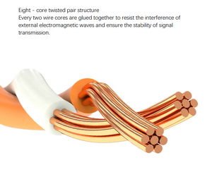 Câble Ethernet CAT5E/Cat6/CAT7 UTP CAT 6 <span class=keywords><strong>RJ</strong></span> <span class=keywords><strong>45</strong></span> 10m/50m/100m <span class=keywords><strong>Cordon</strong></span> de raccordement Câble Ethernet Rj45 - Product Image 6