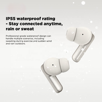 Earbuds Nirkabel Brightblue True Wireless 5.4 In-Ear LED IPX4 Tahan Air Kontrol Sentuh Suara Stereo 20 Jam Waktu Putar Latensi Rendah Tipe-C
