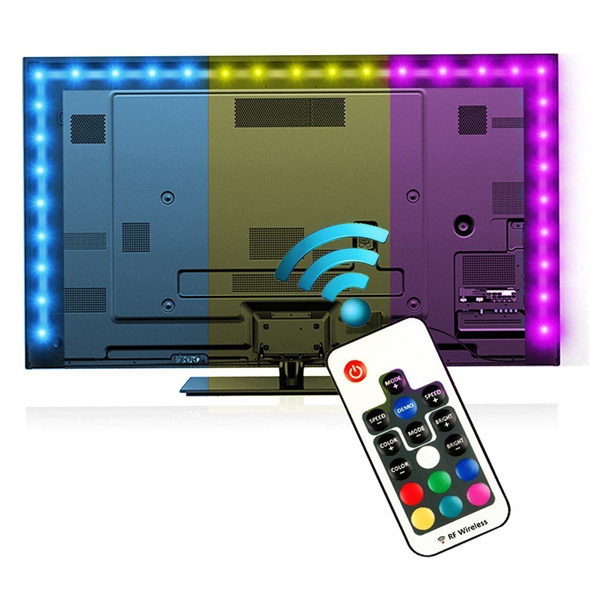 Smart rétro-éclairage a mené la lumière de bande rgb avec un mini contrôleur de taille adaptée aux besoins du client mené par