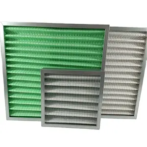 Integration of factory and trade customized size G3 G4 HVAC pleated washable air pre filter