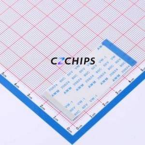 FC-0.5A-45P-50mm FFC Cable (Flexible Flat Cable) P=0.5mm Connector 45P 0.5mm 0.3mm Reverse - Product Image 1