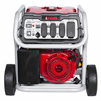 Generator Diesel Listrik Portabel 220V Tipe Terbuka Daya 3000W 5000W 6000W 7000W 9000W dengan Opsi ATS