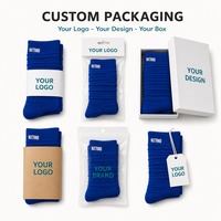 Chaussettes de football bleu roi à compression, chaussettes de football à haute ventilation en maille, chaussettes de sport athlétiques pour l'entraînement et les matchs