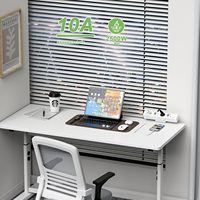 Pince standard de l'UE 65W sur le bureau 3 prises multiprise protecteur de surtension avec interrupteur de surcharge pince de bureau multiprise