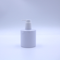 Emballages cosmétiques très demandés, flacons en plastique PET mat pour lotion, savon liquide pour les mains, gel douche, produits de soin de la peau, forme cylindrique