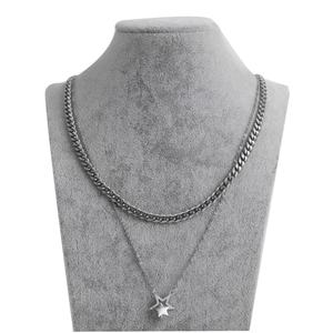 Collares de Estrella de Cinco Puntas, Joyería de Titanio, Fabricación al por Mayor a Precios Económicos, Collar para Hombre y Mujer - Product Image 2