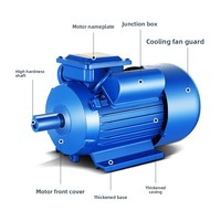 Norme nationale, cuivre pur, monophasé 220V, haute puissance 1.5/2/3.0/5.5, protection contre les surcharges, démarrage basse tension 2800/1400