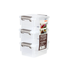 Citylife transparente pequeño organizador de herramientas caja de almacenamiento papel artesanía Keeper plástico foto caso almacenamiento 3 pequeñas cajas de almacenamiento - Product Image 6